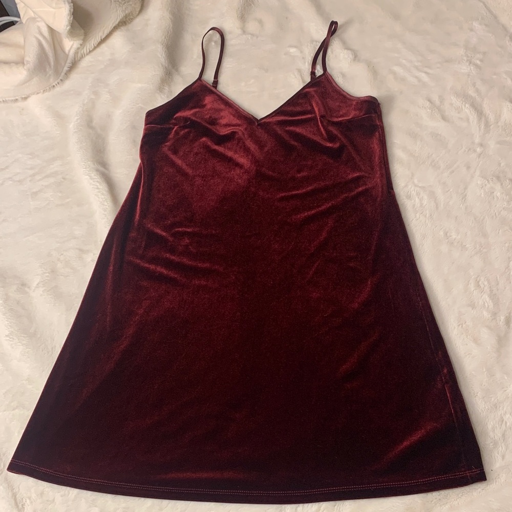 Abercrombie & Fitch Burgundy Mini Dress